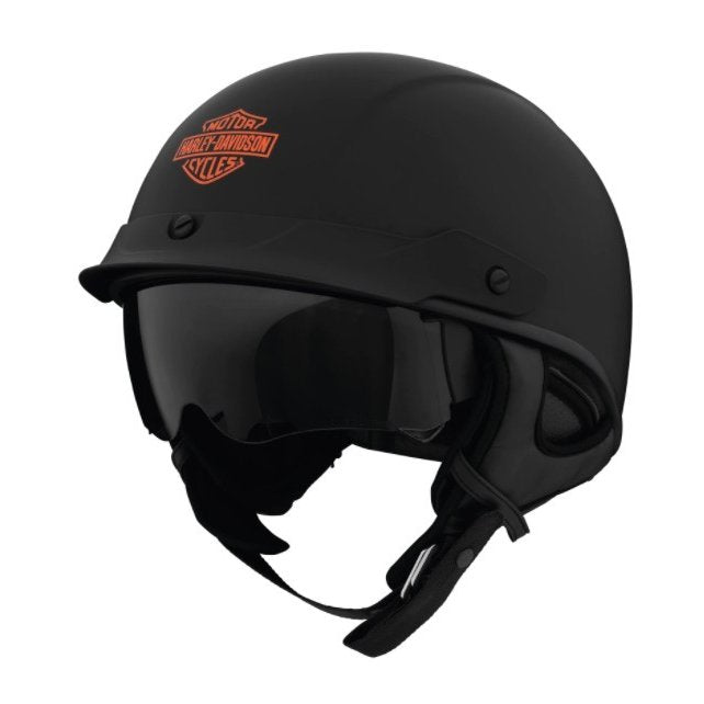 ハーレーダビッドソン　Harley Davidson USAハーフヘルメット Busby Ultra-Light Sun Shield J03  Half Helmet マットブラック（98153-22vx）