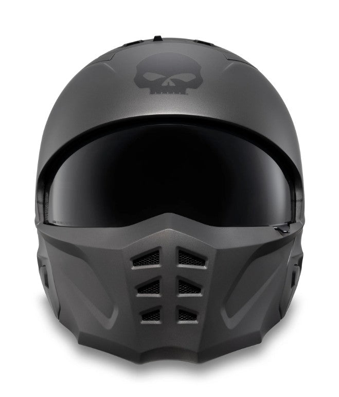 ハーレーダビッドソン　Harley Davidson USAジェットヘルメット Pilot II 2-in-1 Helmet マットダークグレイ (98118-24vx)