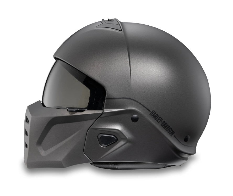 ハーレーダビッドソン　Harley Davidson USAジェットヘルメット Pilot II 2-in-1 Helmet マットダークグレイ  (98118-24vx)