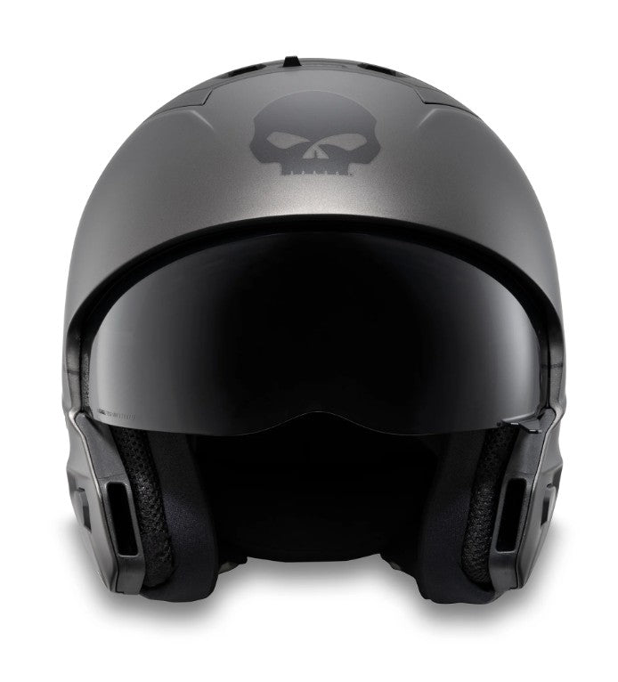 ハーレーダビッドソン　Harley Davidson USAジェットヘルメット Pilot II 2-in-1 Helmet マットダークグレイ  (98118-24vx)