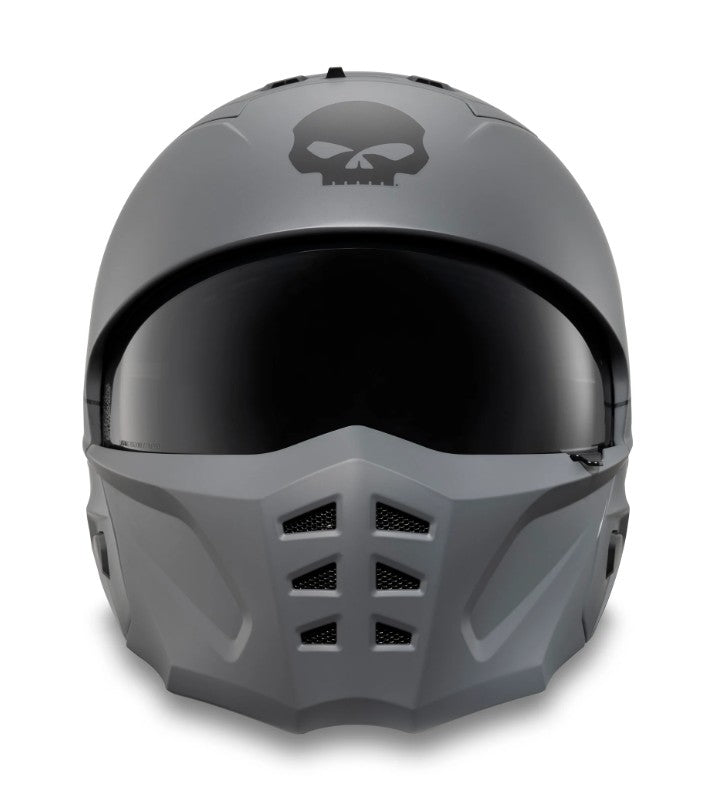 ハーレーダビッドソン　Harley Davidson USAジェットヘルメット Pilot II 2-in-1 Helmet マットガンシップグレイ (98119-24vx)