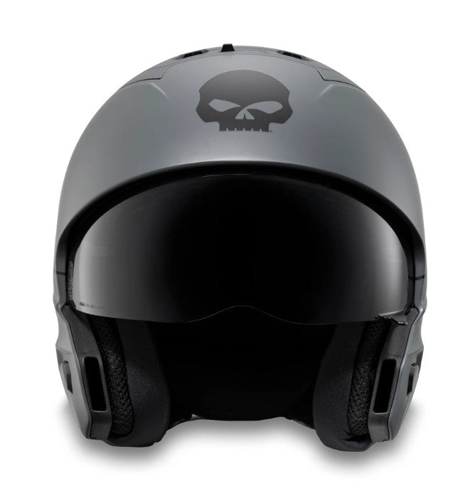 ハーレーダビッドソン　Harley Davidson USAジェットヘルメット Pilot II 2-in-1 Helmet マットガンシップグレイ (98119-24vx)