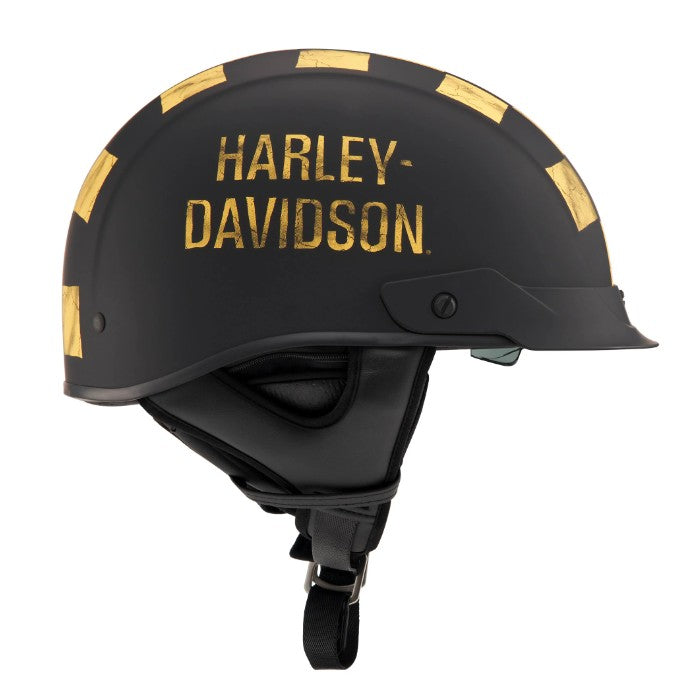 ハーレーダビッドソン　Harley Davidson ハーフ　ヘルメット Busby Ultra-Light Sun Shield J03 1/2 Helmet　マットブラック (97125-24vx)