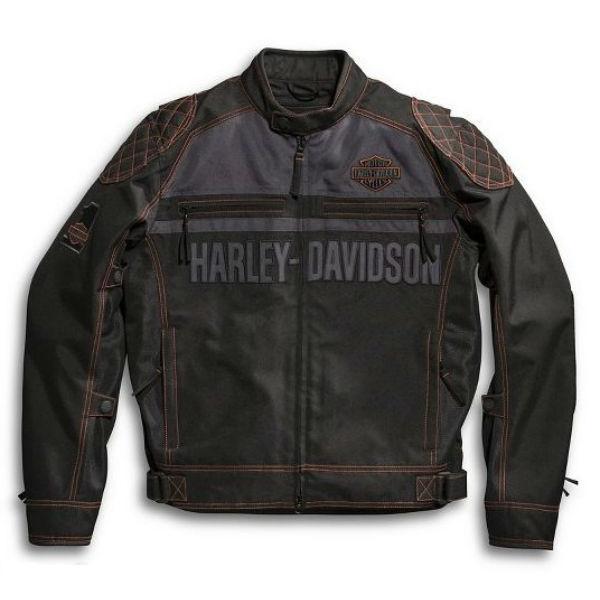 ハーレーダビッドソン　Harley Davidson メンズ　ジャケット ★ Men's Tailgater Textile & Mesh Jacket （サイズ　L）