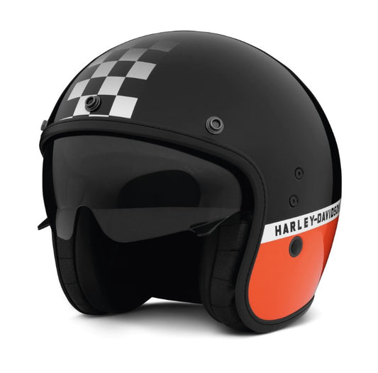ハーレーダビッドソン　Harley Davidson USAジェットヘルメット Apex Sun Shield X14 3/4 Helmet　カラーブロック（98156-22vx）