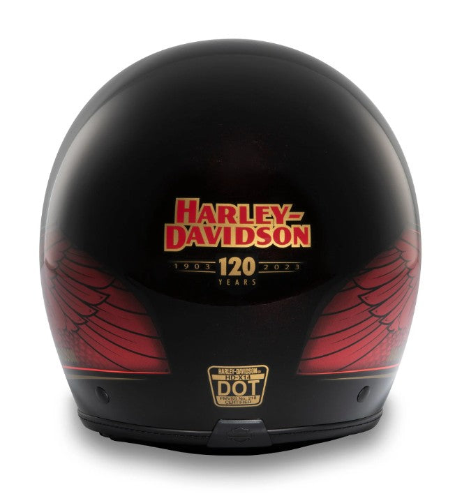 ハーレーダビッドソン Harley Davidson USAジェットヘルメット 120th ...