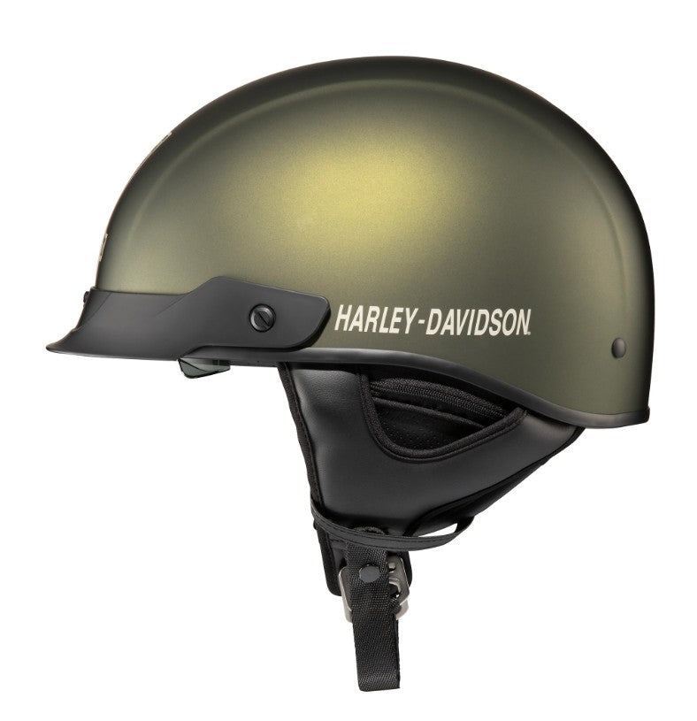 ハーレーダビッドソン　Harley Davidson  ハーフ　ヘルメット  Men's Overdrive Low Profile Half Helmet  ブラック