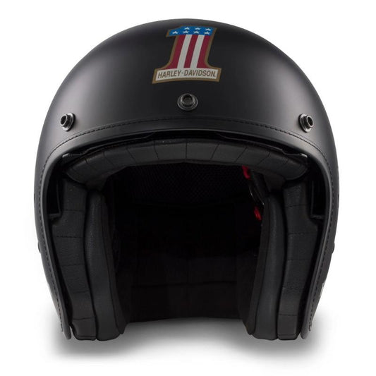 ハーレーダビッドソン　Harley Davidson USAジェットヘルメット Classic #1 X14 Sun Shield 3/4 Helmet　マットブラック（98120-23vx）