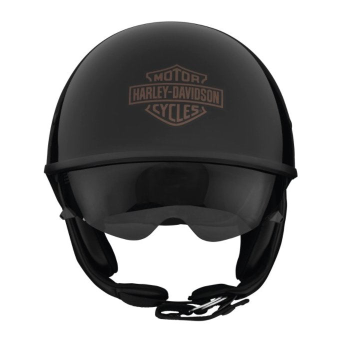 ハーレーダビッドソン　Harley Davidson USAハーフヘルメット Ventura Sun Shield X06 Half Helmet  グロスブラック （98150-22vx）