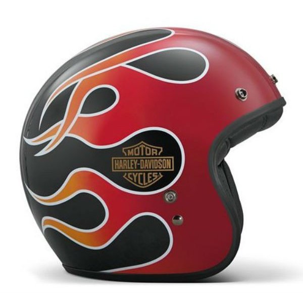 ハーレーダビッドソン ☆ Harley Davidson USAヘルメット Retro Flame